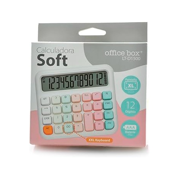 CALCULADORA SOBREMESA SURTIDO COLORES