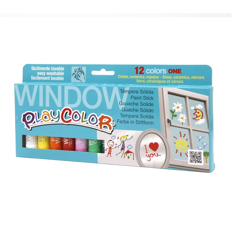 CAJA 12 PLAYCOLOR WINDOW 10GR. COLORES