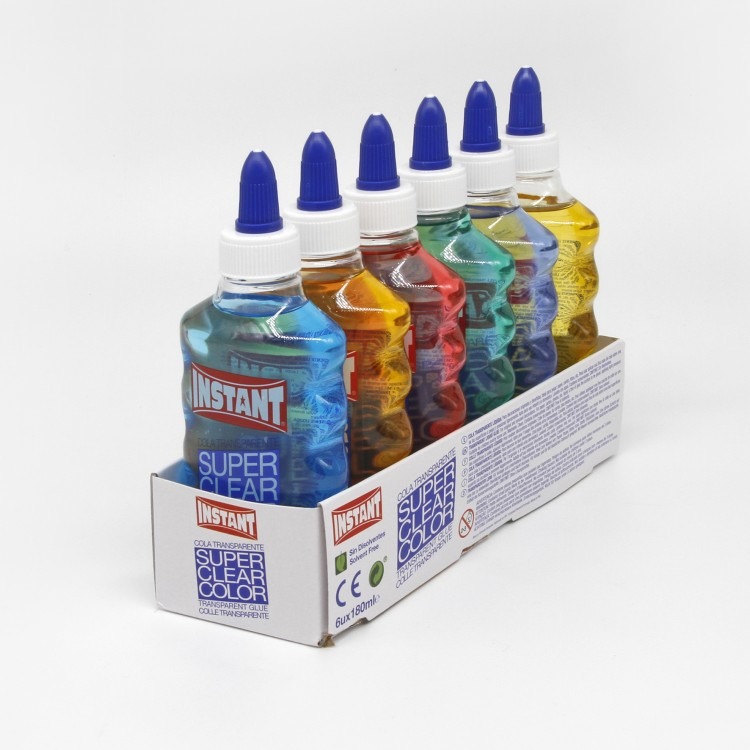 BOTELLA COLA INSTANT 100GR COLORES TRANS
