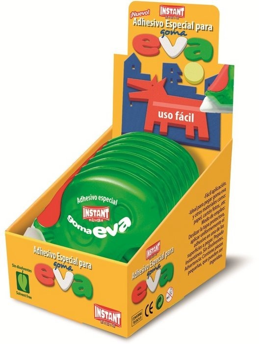 CINTA ADHESIVA PARA GOMA EVA 8MMX7M INST