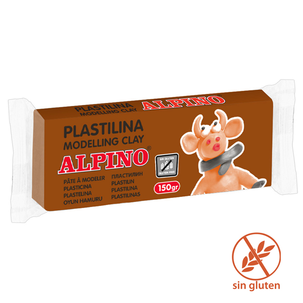 PASTILINA APLINO 150G S/GLUTEN MARRON