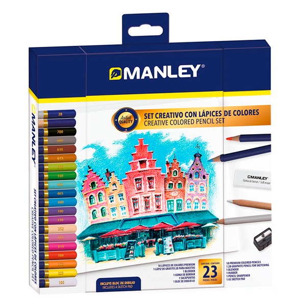 SET CREATIVO LAPICES DE COLORES