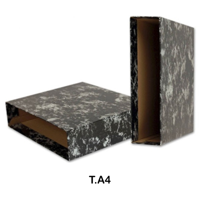 CAJA ARCHI.A-Z DIN A4 DEQUA NEGRO JASP.