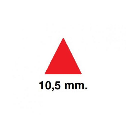 SOBRE GOMETS TRIANGULO PEQUENO ROJO