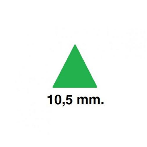 SOBRE GOMETS TRIANGULO PEQUEÑO VERDE