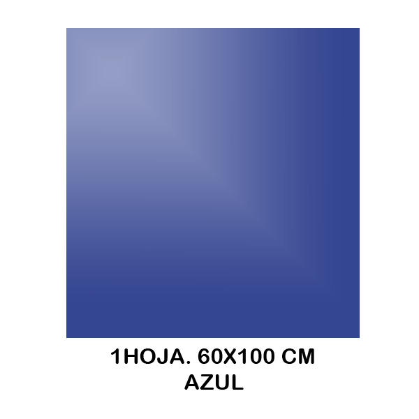 BOLSA 1H. 60X100CM. CELOFANA AZUL