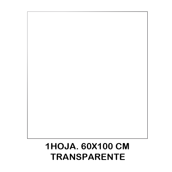 BOLSA 1H. 60X100CM. CELOFANA TRANSPAREN