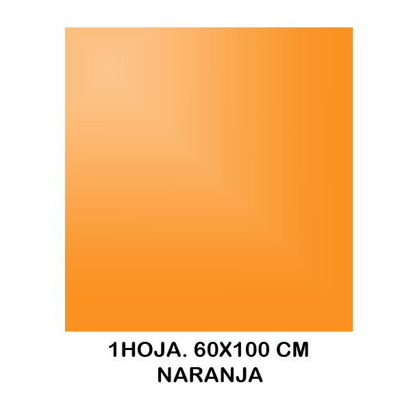 BOLSA 1H. 60X100CM. CELOFANA NARANJA
