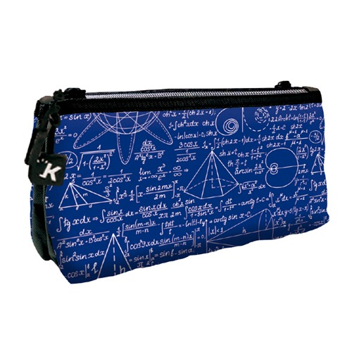 ESTUCHE 2 CREMALL. KATACRAK MATHS AZUL