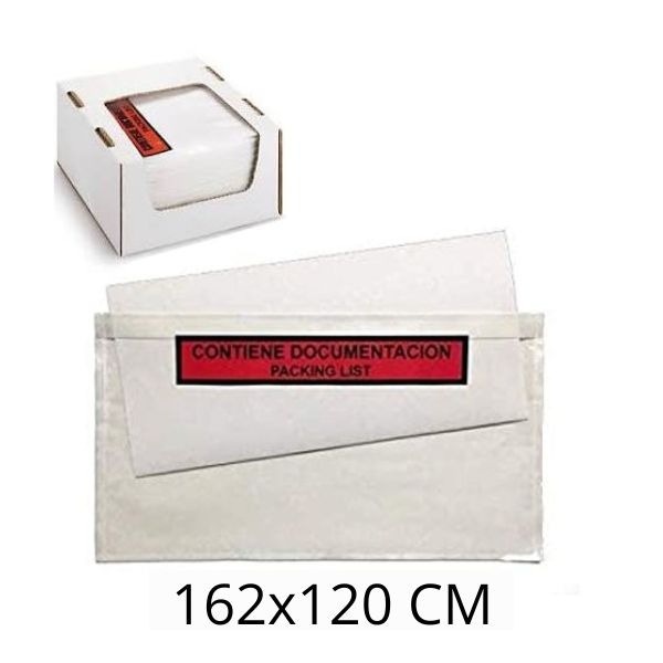 CAJA 1000 SOBRES DOCUFIX 162X120 C/S/IM