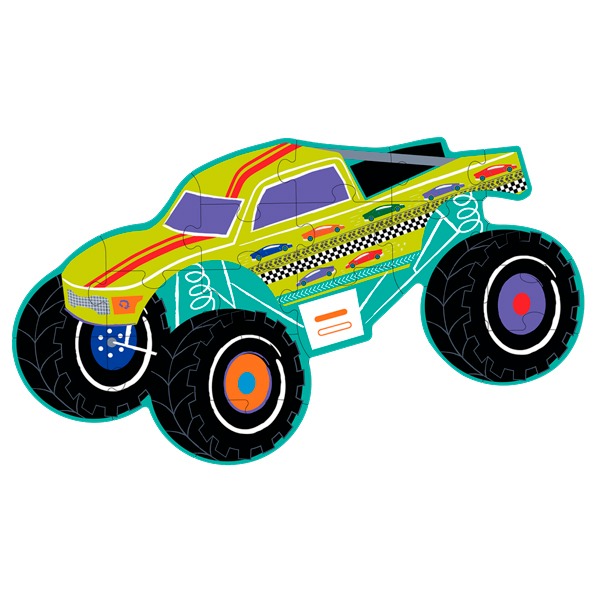 PUZZLE CON FORMA CARS 20 PCS