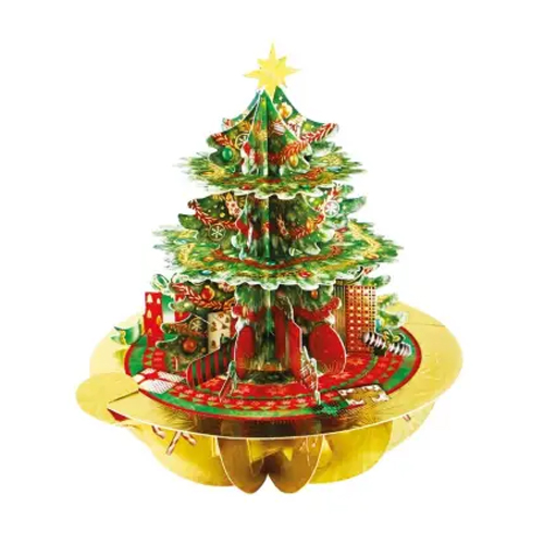 POSTAL PIROUETTES ARBOL DE NAVIDAD