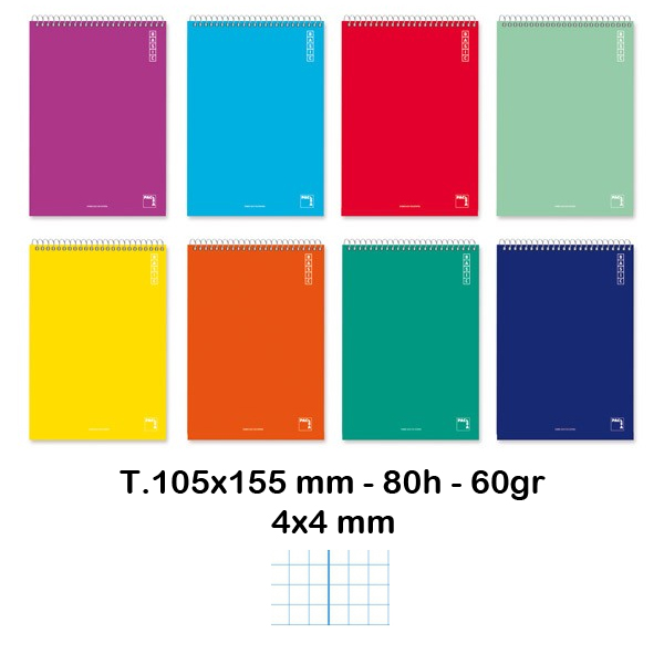 BLOC PACSA 8§ TAPA CARTON 80H. 4X4.