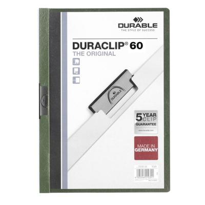 DURACLIP A4 60 HOJAS VERDE