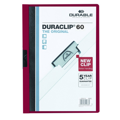 DURACLIP A4 60 HOJAS MORADO
