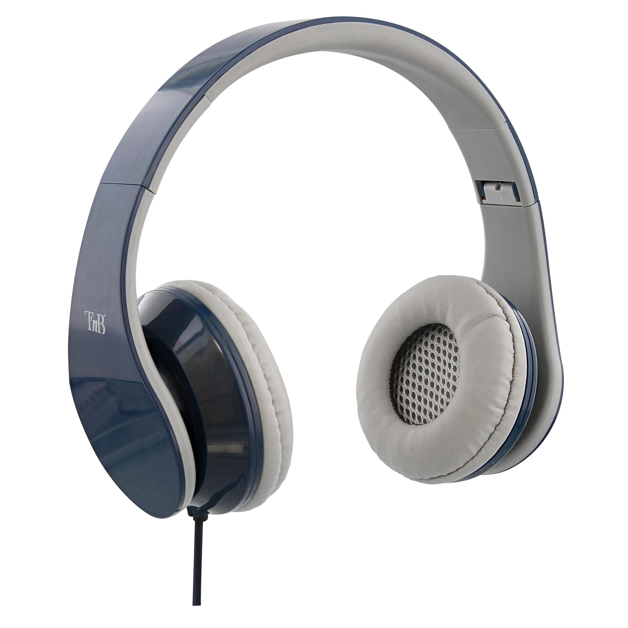 AURICULARES TNB STREAM PLEGABLE AZUL