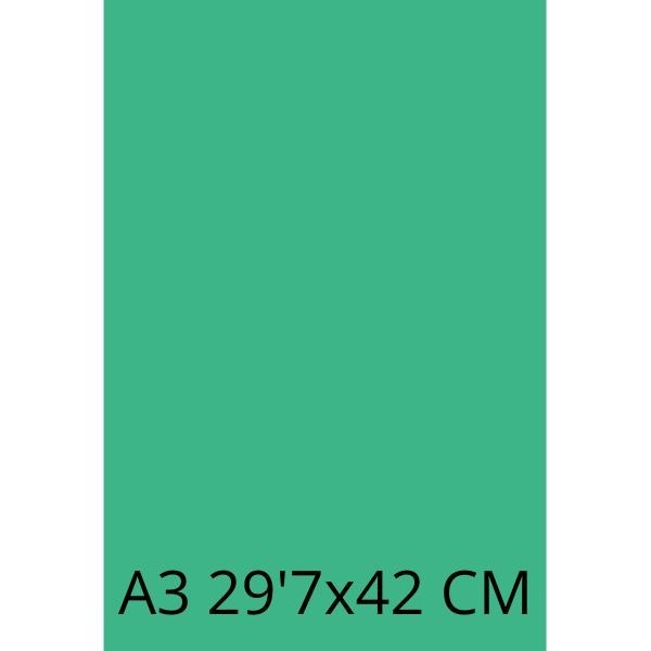 TAPAS CARTULINA A3 185G VERDE MENTA