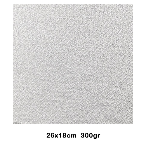 PAQ.20 HOJAS ACUARELA 26X18 300GR A4