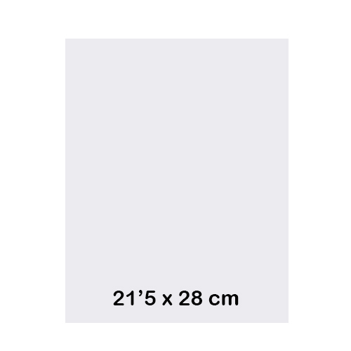 GOMA EVA 5MM 21.5X28 BLANCA
