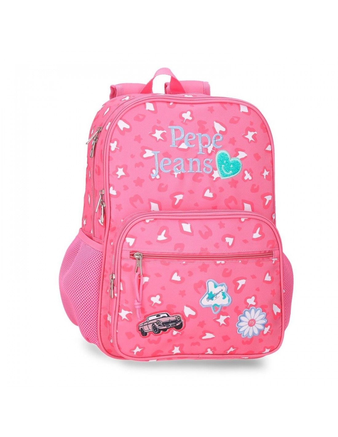MOCHILA ADAP. 40CM PEPEJEANS EVELYN ROSA