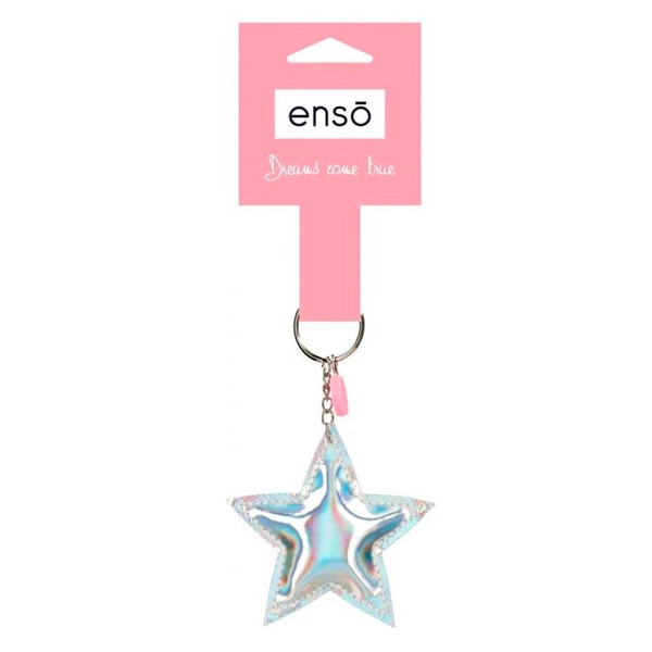 LLAVERO ESTRELLA METALIZADA