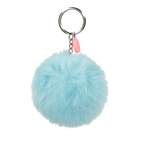 LLAVERO POMPOM AZUL