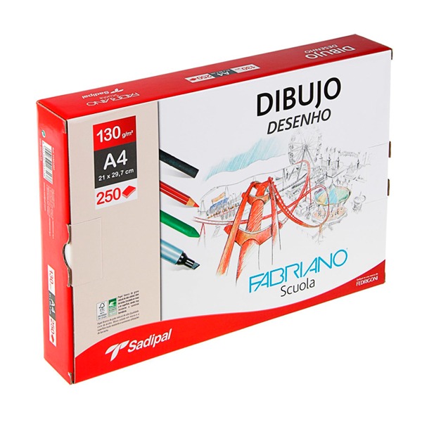 CAJA 250 HOJAS BASIK A4 SIN RECUADRO