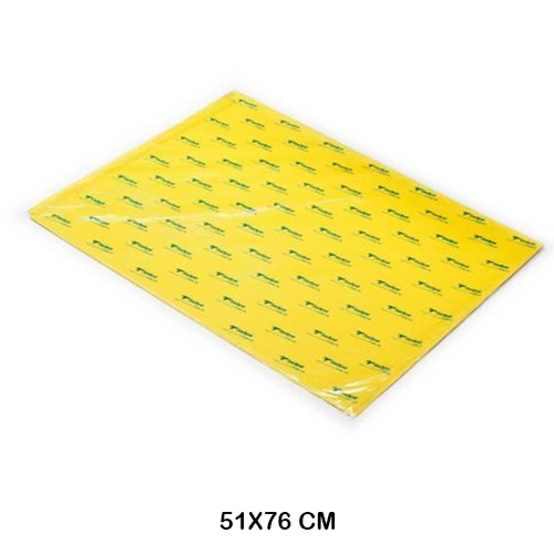 PAQUETE 25 HOJAS SEDA 51X76CM AMARILLO