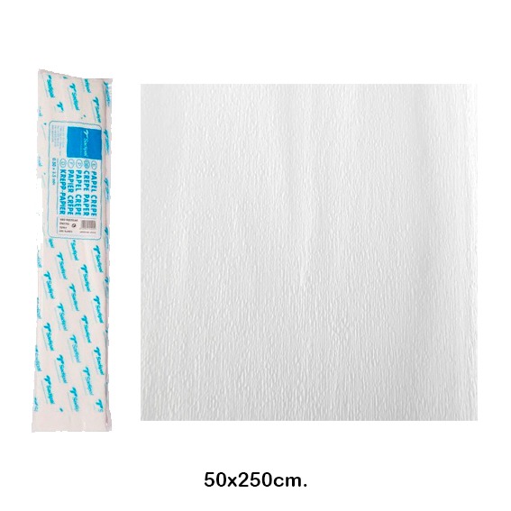 ROLLO PAPEL PINOCHO 0.5X2.5M BLANCO