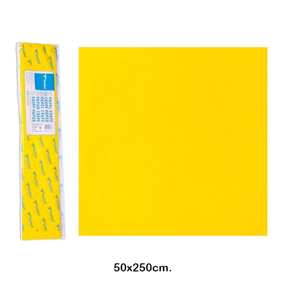 ROLLO PAPEL PINOCHO 0.5X2.5M AMARILLO