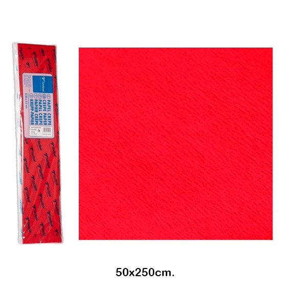 ROLLO PAPEL PINOCHO 0.5X2.5M ROJO