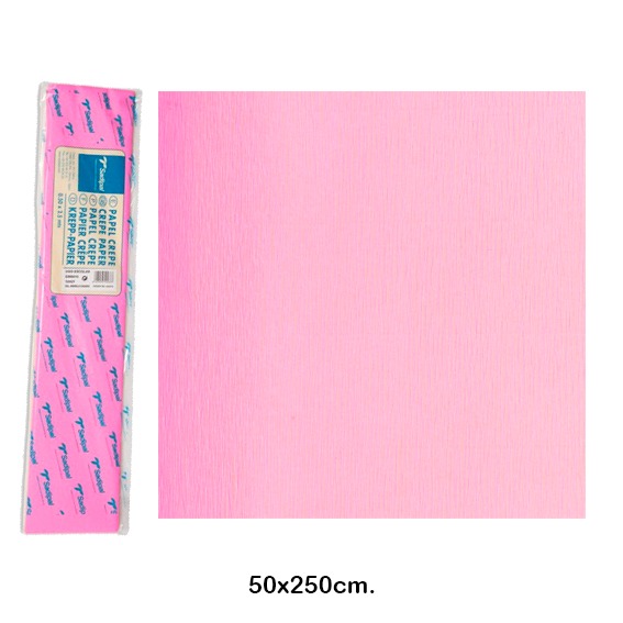 ROLLO PAPEL PINOCHO 0.5X2.5M ROSA FUERT