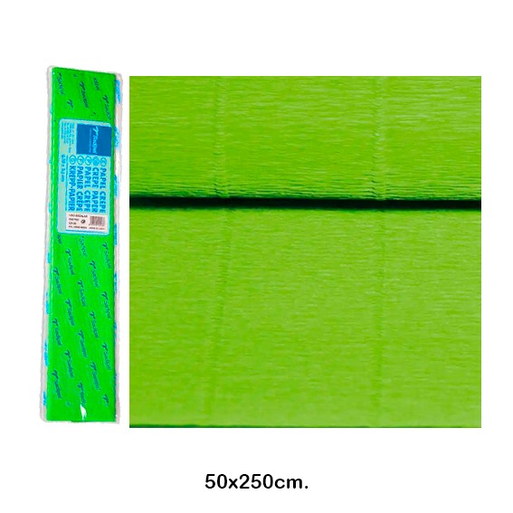 ROLLO PAPEL PINOCHO 0.5X2.5M VERDE POMA
