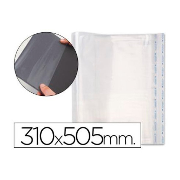 FUNDA PP PROTECTORA LIBROS 31X50'5 CM.