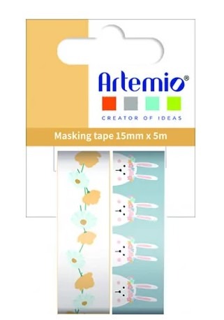 MASKING TAPE 15+30MMX5M FUNNY EGGS