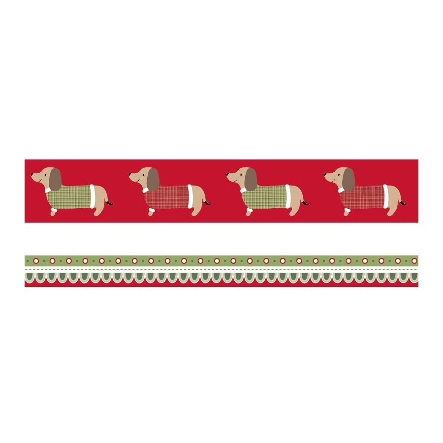 MASKING TAPE 15+30MMX5M WOOFY CHRISTMAS