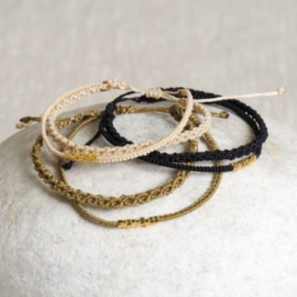 KIT 3 PIEZAS MACRAME BRACELET