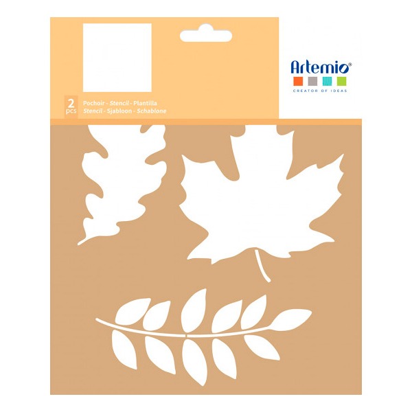 PLANTILLA KRAFT 20X20CM FALL IN LOVE