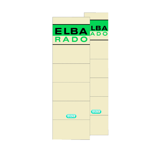 SOBRE 10 ETIQUETAS ELBA IMPRESA 2 CARAS