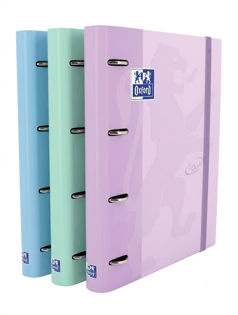 CARPETA A4+ 4ANILL.+REC. 5X5 OXFS MALVA