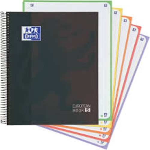 LIBRETA A4+ ESP. T/D 5X5 120H OXFORD