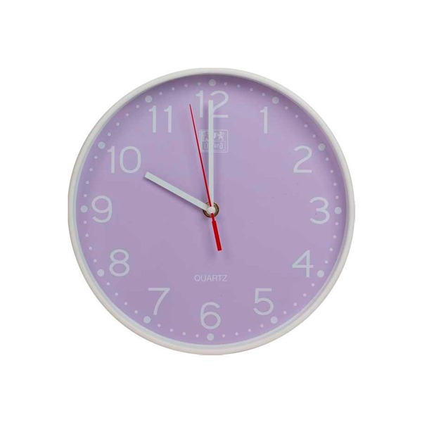 RELOJ PARED OXFORD CALM 25CM LAVANDA