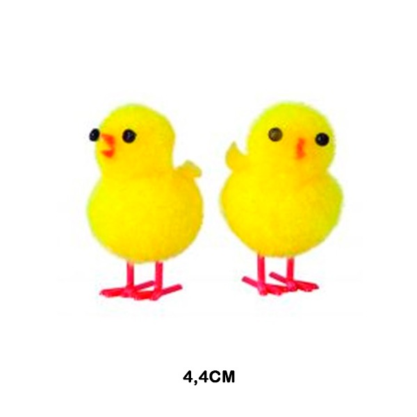 POLLITO PASCUA GRANDE 4,4CM. AMARILLO