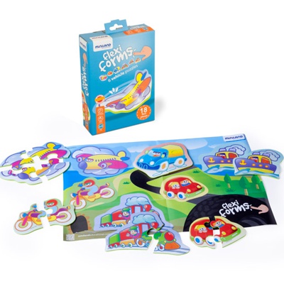 JUEGO FLEXI FORM 6 VEHICULOS