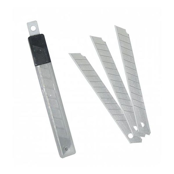 PAQ. 10 RECAMBIOS CUCHILLA CUTER 18MM