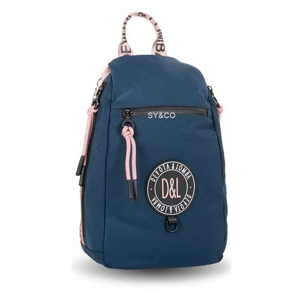 MOCHILA ANTIRROBO D&L AZUL MARINO