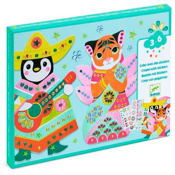 CREAR CON PEGATINAS BRILLANTES