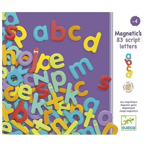 MAGNETICOS 83 LETRAS MINUSCULAS  DJECO