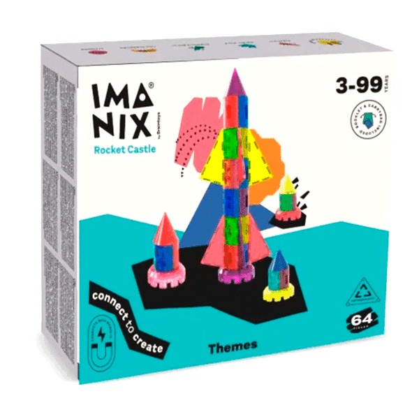 IMANIX ROCKET CASTLE 64 PIEZAS
