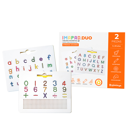 BRAINTOYS IMAPAD DUO LETRAS Y NUMEROS